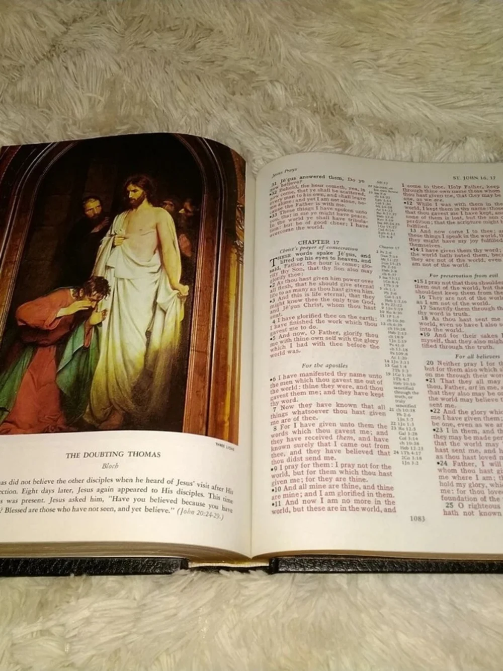 Holy Bible Holman KJV Hardback 1970 Family Bible Large Print